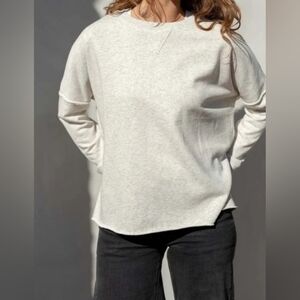 Mersea Frenchie V-Neck Sweatshirt Size L/XL.